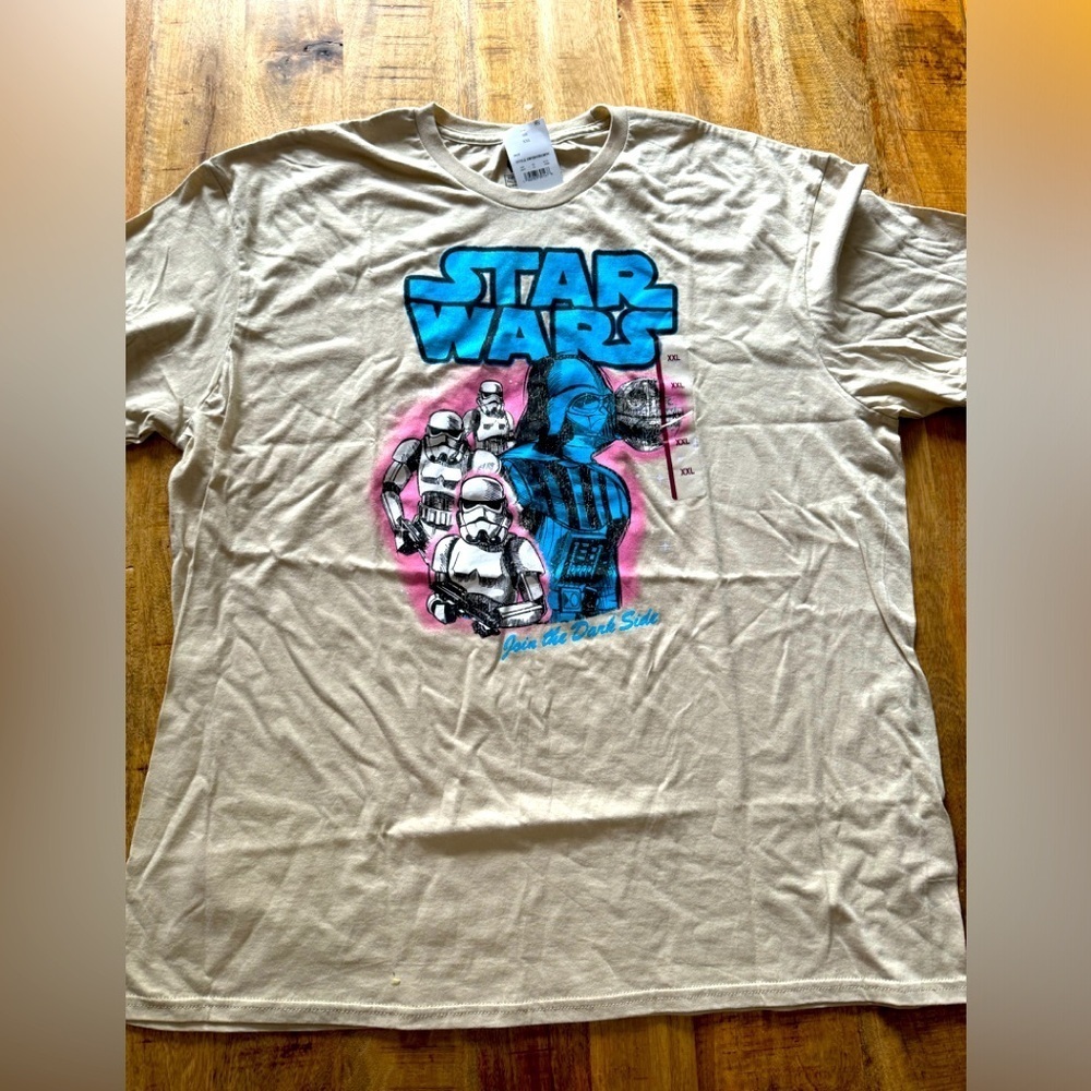 Star Wars mad engine JOIN THE DARK SIDE NEW NWT graphic cotton tee T shirt 2XL